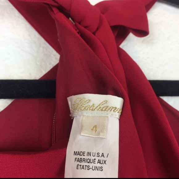 Shoshanna Red Laight Cold Shoulder Dress- GORG!! - Picture 7 of 16